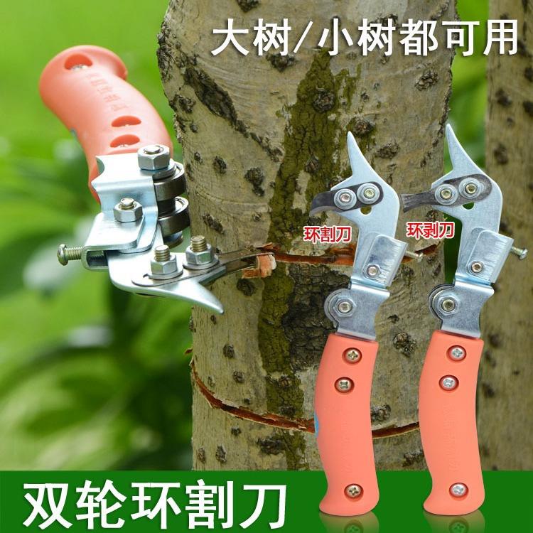 蜜柚枣树苹荔枝树果树环割刀可调节大小树可环割器环枝剪环剥刀