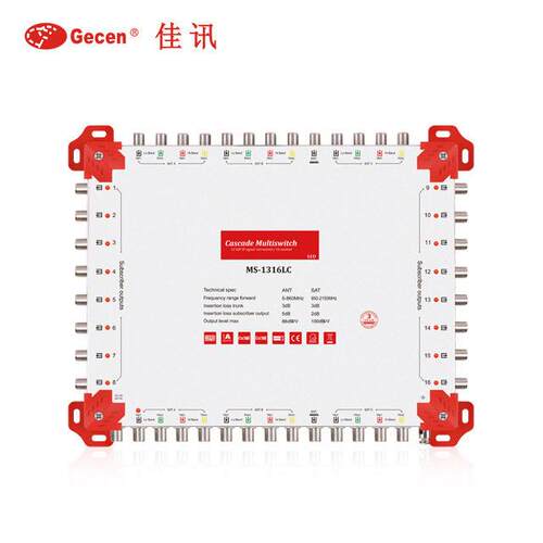 CascadeMultiswitch13SAT1Fsignal+terrestrial/16receive