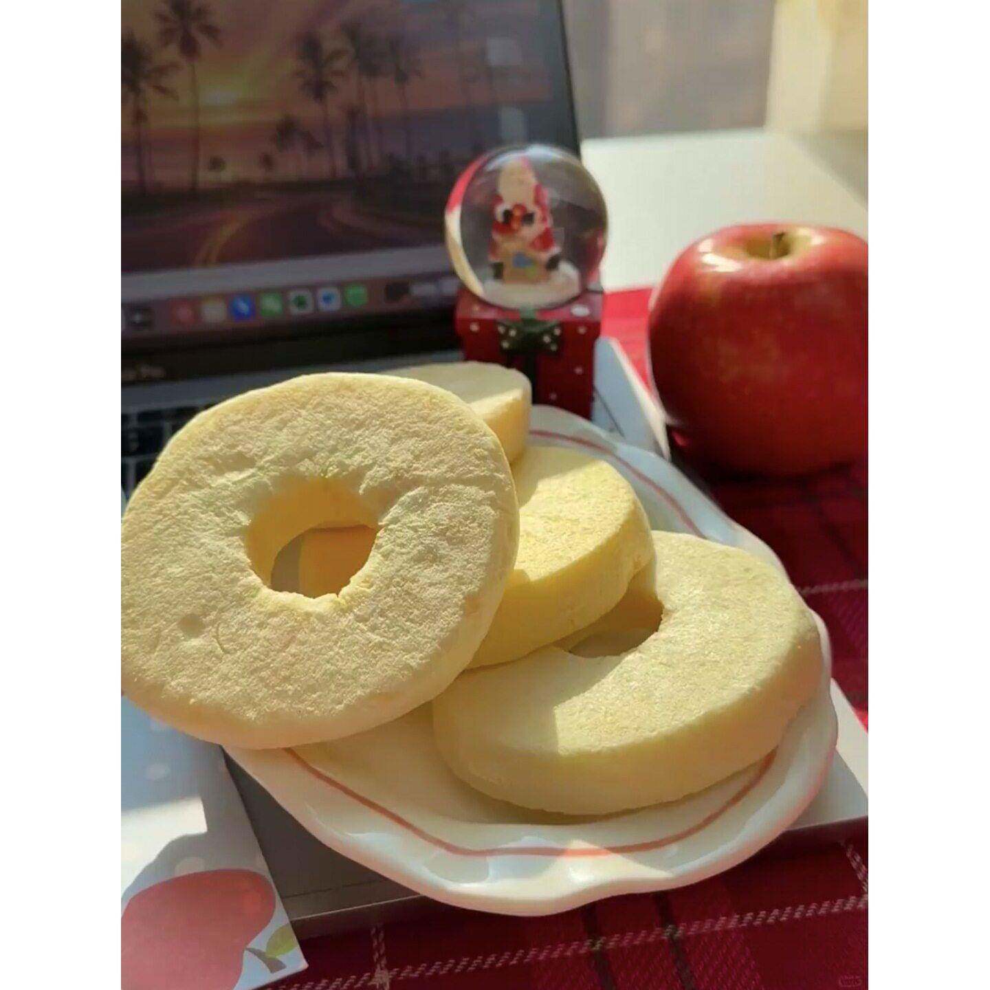 冻干苹果脆厚切苹果冻干脆片脱水苹果圈原切无皮苹果片露思推荐苹