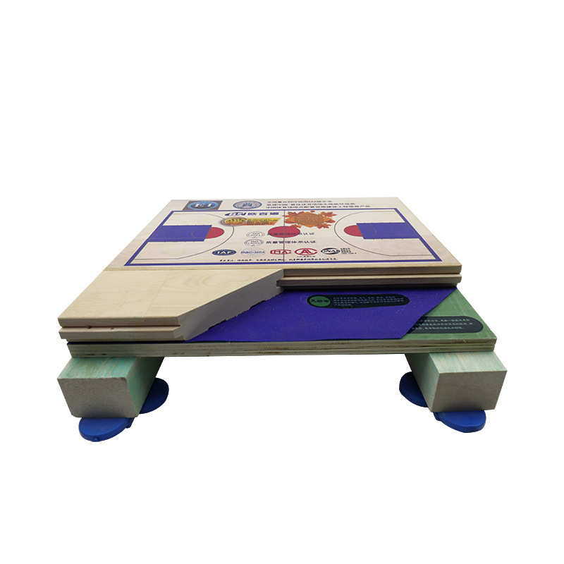 欧百娜篮球场防滑运动实木地板厂家直销体育场馆枫桦木龙骨木地板