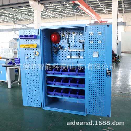 五金储物柜 艾德尔工厂直销加厚铁皮双开门仓储存放重型工具柜