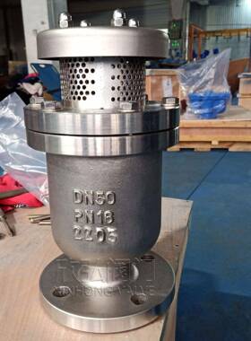 QB1单口法兰排气阀P41X双口2205双相钢排气阀复合式快速排气阀