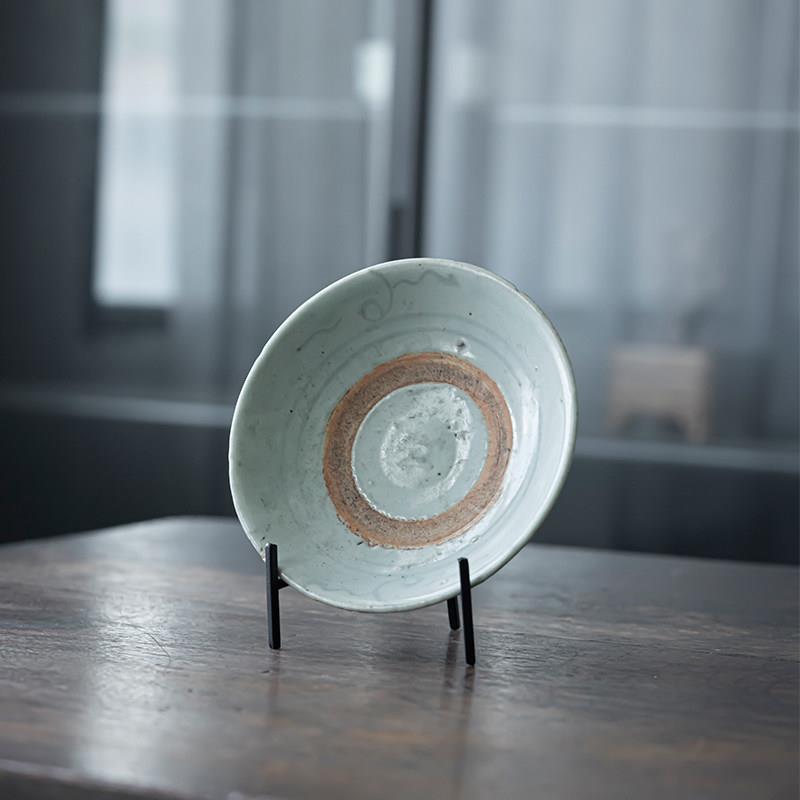 铁艺盘子支架茶饼架陶瓷餐盘碟子架器皿瓷盘圆盘摆件盘子展示架