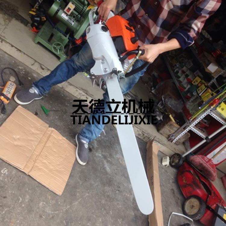6.4马力大功率链条式汽油挖树机 070汽油机苗木断根机厂家直销
