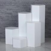 质烤漆展台六角形展示台低柜展木览展示橱窗模特底804座高流水台