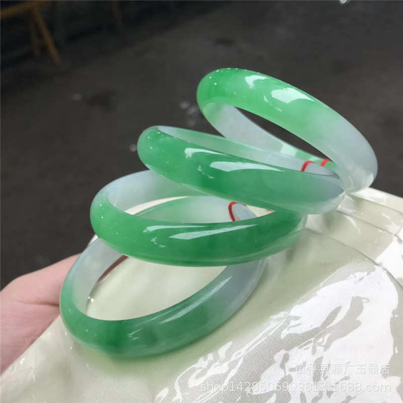 直播开店货源翡翠b货手镯紫罗兰手时尚女款翡翠玉镯送礼自戴批发