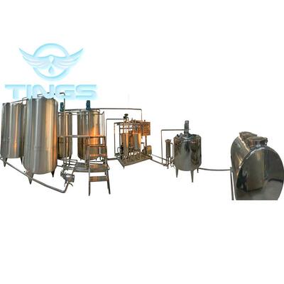 CIP清洗机机械设备厂家销售饮料生产企业用管道机械三次清洗