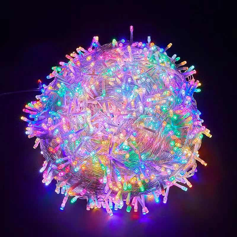 led防水小彩灯闪灯串灯满天星露营圣诞节日亮化家用氛围布置灯串