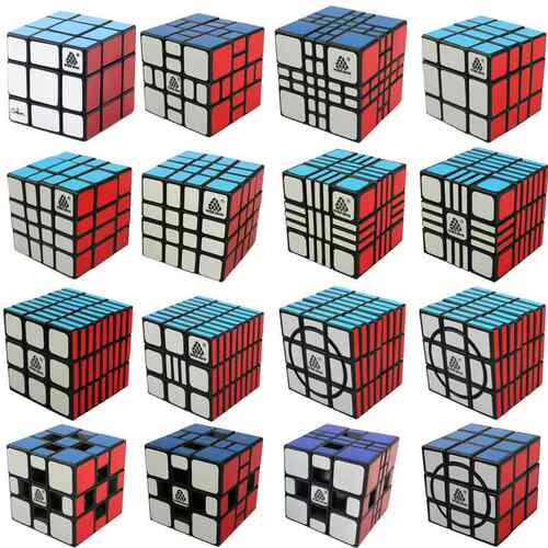 智力乐园奥斯卡三阶混元魔方3X34X4混元增强虫洞338/339路障