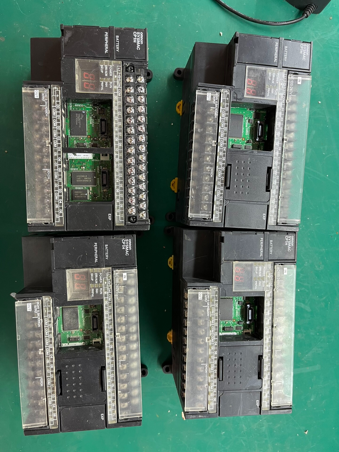 欧姆龙plc cp1h-x40dr-a，版本1.3，功能完好