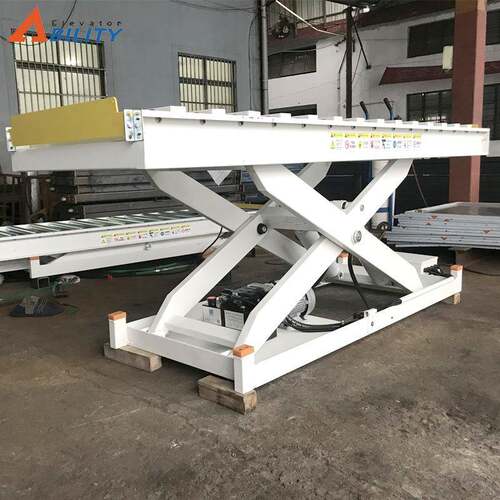厂家直供台面滚筒升降平台滚筒式液压移动升降货梯高空作业车