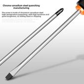 6件工业级螺丝刀套装 耐用和安全 头