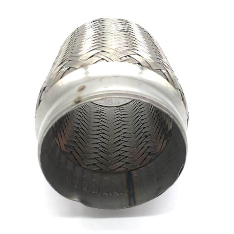 汽车配件 3“ x 6”汽车配件排气软管焊接在不锈钢尾部双编织管