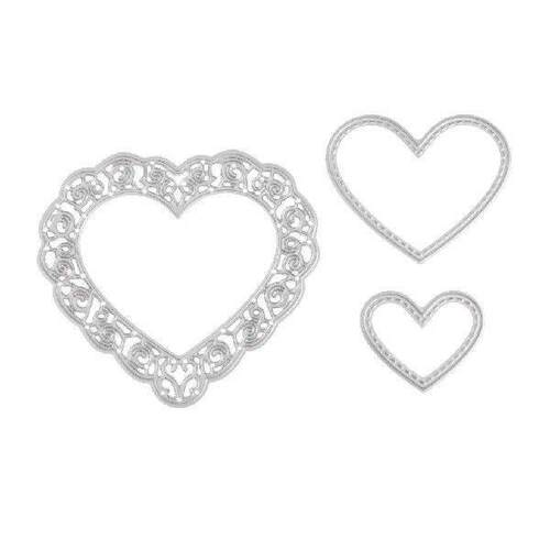 Heart Cutting Dies Stencil DIY Album Crafts Decoration Art