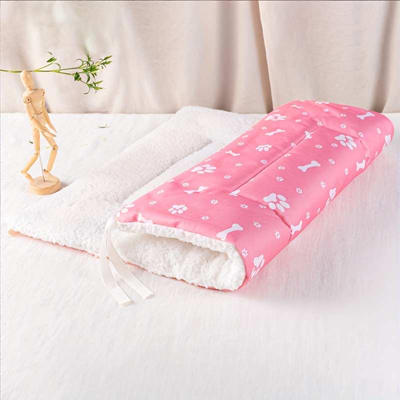 狗床垫双面可用(冷和暖)，全年可用 机洗防水防漏狗箱垫大，中型