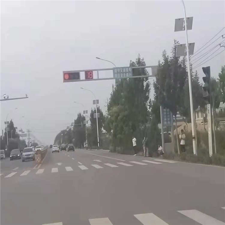 LED交通信号灯杆 框架式led交通红绿灯十字路口安全指示信号灯