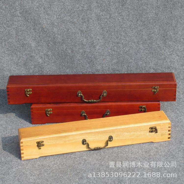 一个起批 木制手卷盒 4尺字画盒香樟木十字绣 卞绣盒 樟木箱