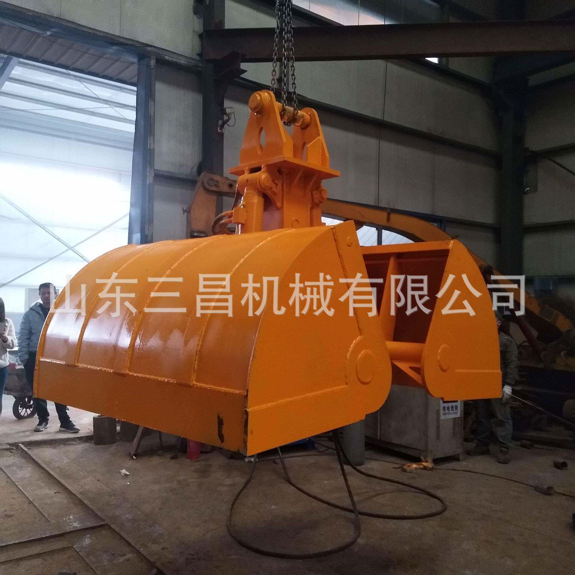 装卸货贝型斗挖掘机贝壳斗液压贝壳斗抓石头