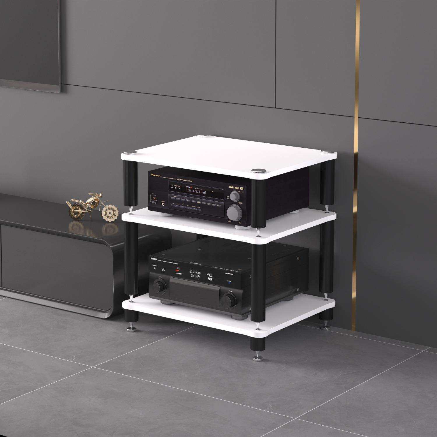 Hifi功放柜功放机架功放架音响柜影音器材架避震架电视柜脚钉脚架