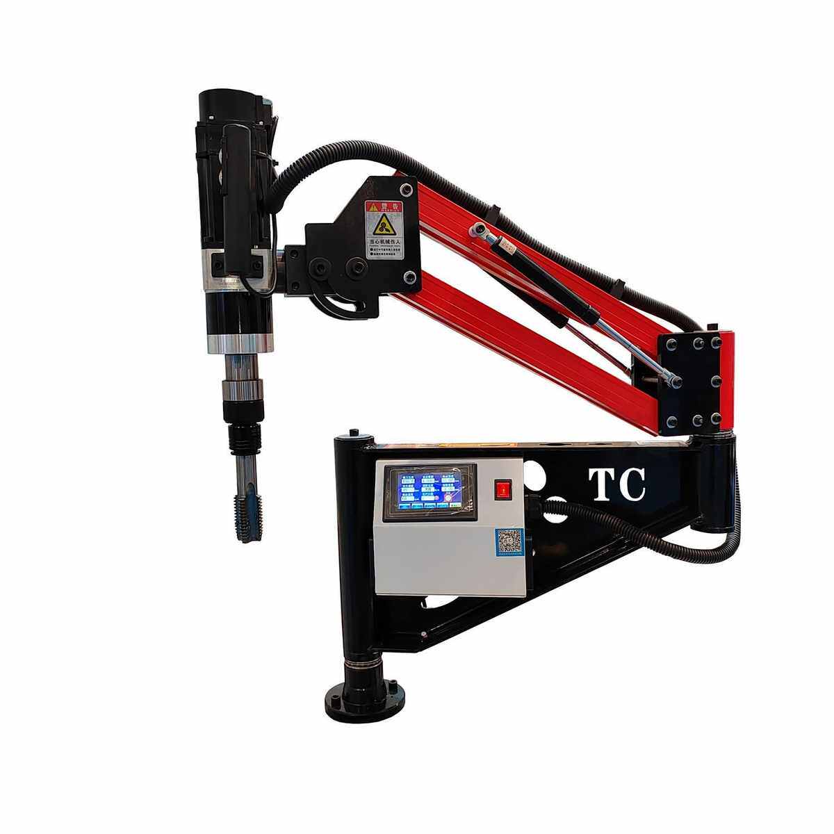 攻丝机伺服电动数控攻牙机手持万向触摸屏大功率智能全自动机械臂