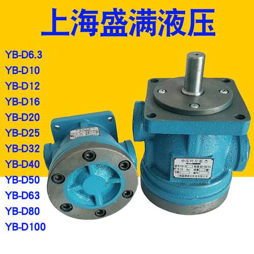 上海盛满YB-D6.3/D10/D16/D20/D25/D32/D40/D63/D80/D100叶片泵