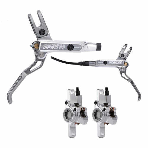 IIIPRO山地自行车E2油刹超轻一体油压夹器散热来令片油碟刹车CNC