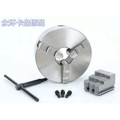 众 定心和车床机床手动三环k11250c呼 自抓夹头卡自卡盘定心三爪