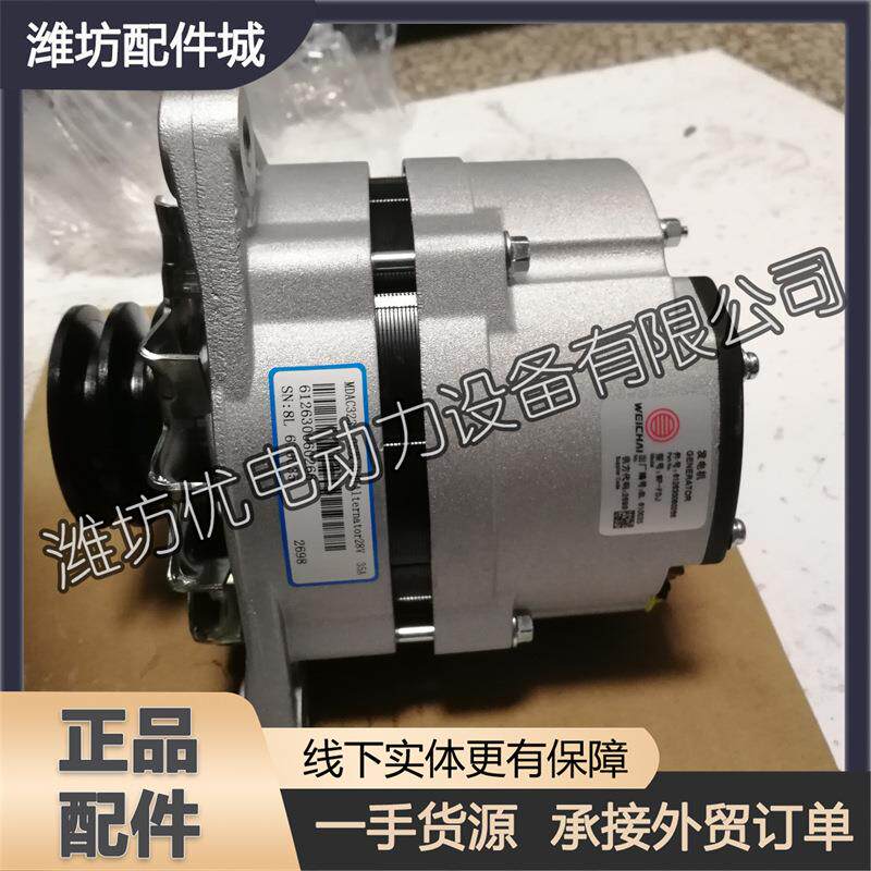 潍柴动力斯太尔WP12柴油机船用发动机原厂配件612630060266发电机