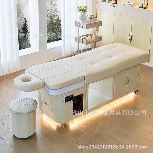 理发店头疗洗头床带储物柜热水器水循环熏蒸冲水床头疗养生SPA床