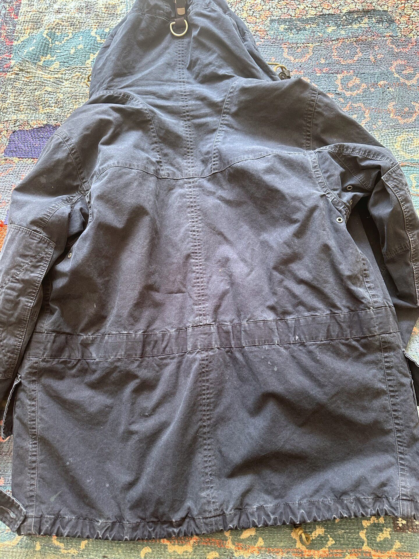 Polo Ralph Lauren Washed Distressed Hooded Jacket — front