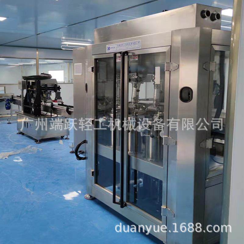 2头全自动追随式灌装机洗发水定量灌装机液体膏体自动灌装机