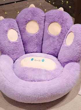 猫爪坐地WLQ上懒人台坐榻墩垫榻米卧室家用阳飘窗地板软垫子