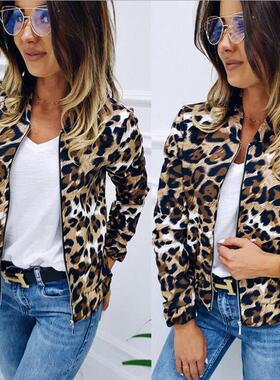 Women's baseball jersey stand up collar zipper cardigan