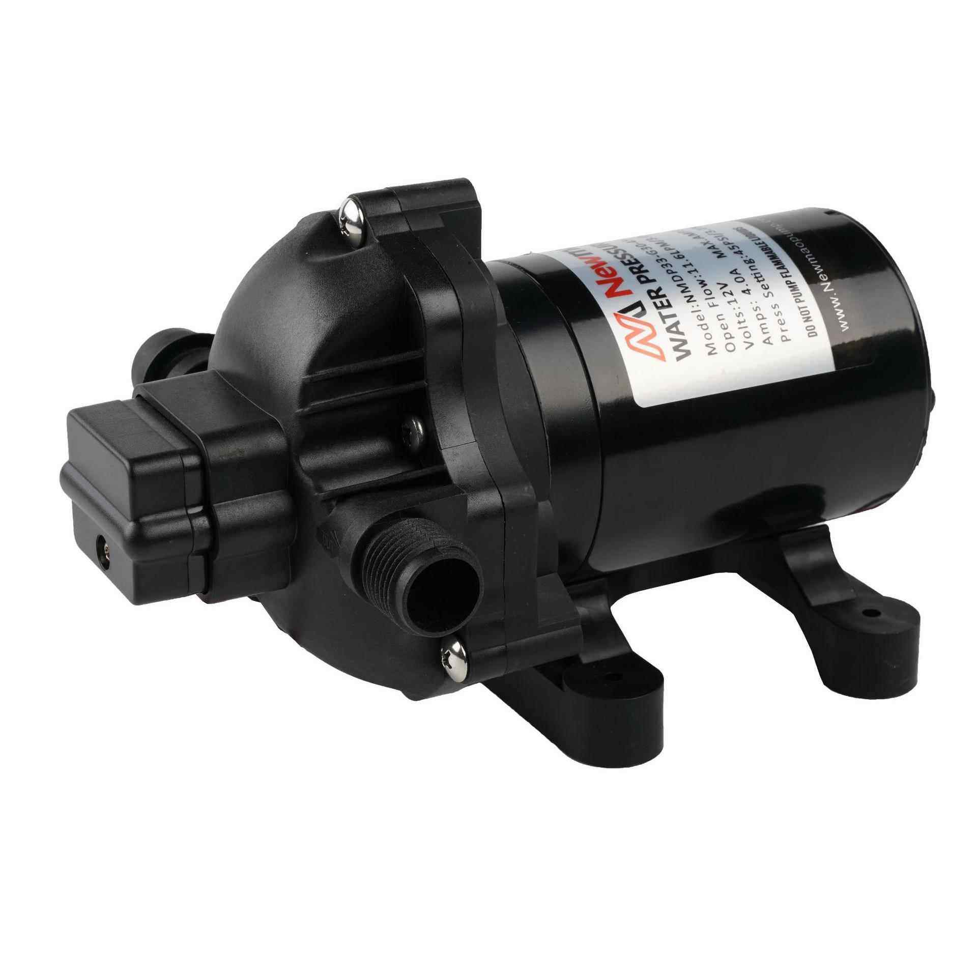 33款12V/24V房车泵隔膜泵直流水泵船用车载电瓶自吸泵游艇泵