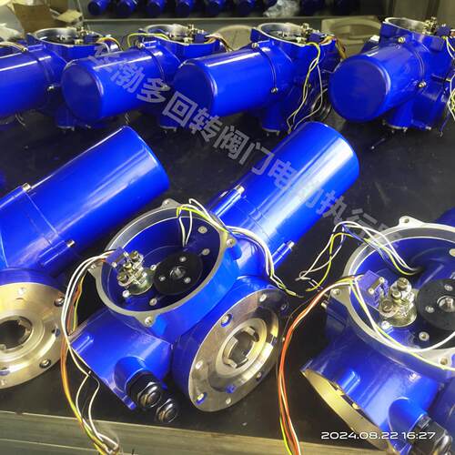 多回转一体化开关调节型电动执行机构DZW15-24智能型阀门电动装置