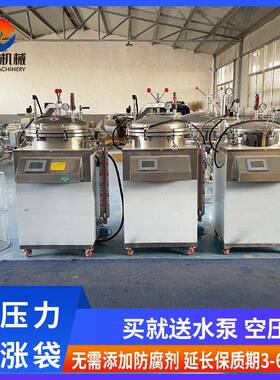 小型嘉兴肉粽反压灭菌锅私房粽子温压杀菌锅立式杀菌设备