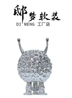 轻奢简约样板间餐边柜酒具套装组合软装饰品电视柜树脂摆件