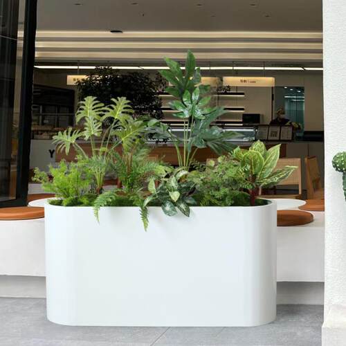 仿真绿植造景室内花箱搭配景观售楼处商场餐厅户外假植物隔断装饰