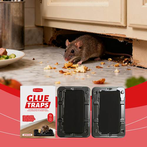 MOONSPRY Sticky Mouse Trap Glue Traps for Home Kitchen Wareh