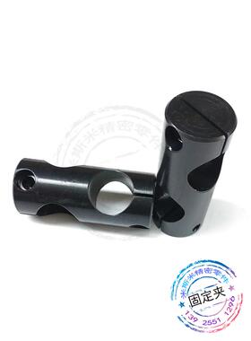 圆形支柱固定夹铝合金RDB11光轴连接件五金锁件十字转向件RDB01