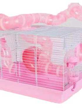 管道仓鼠笼47笼基础笼60仓鼠笼子用品金丝熊窝单双层别墅