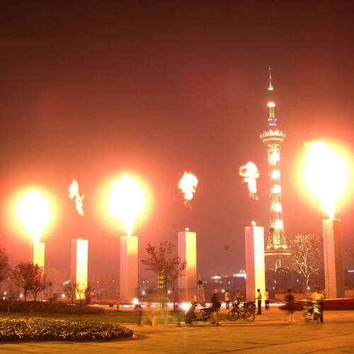 泉662水景项目喷泉音乐喷泉水幕水爆炸酒店跳火泉外户庭院景观喷