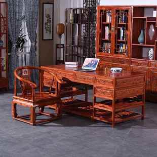 中式古典实木书桌古风仿古办公桌写字台书房书桌新中式老式诊桌