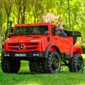 正品 奔驰童可电动车无带遥控四轮越野亲子双人刷小儿孩坐大人玩具