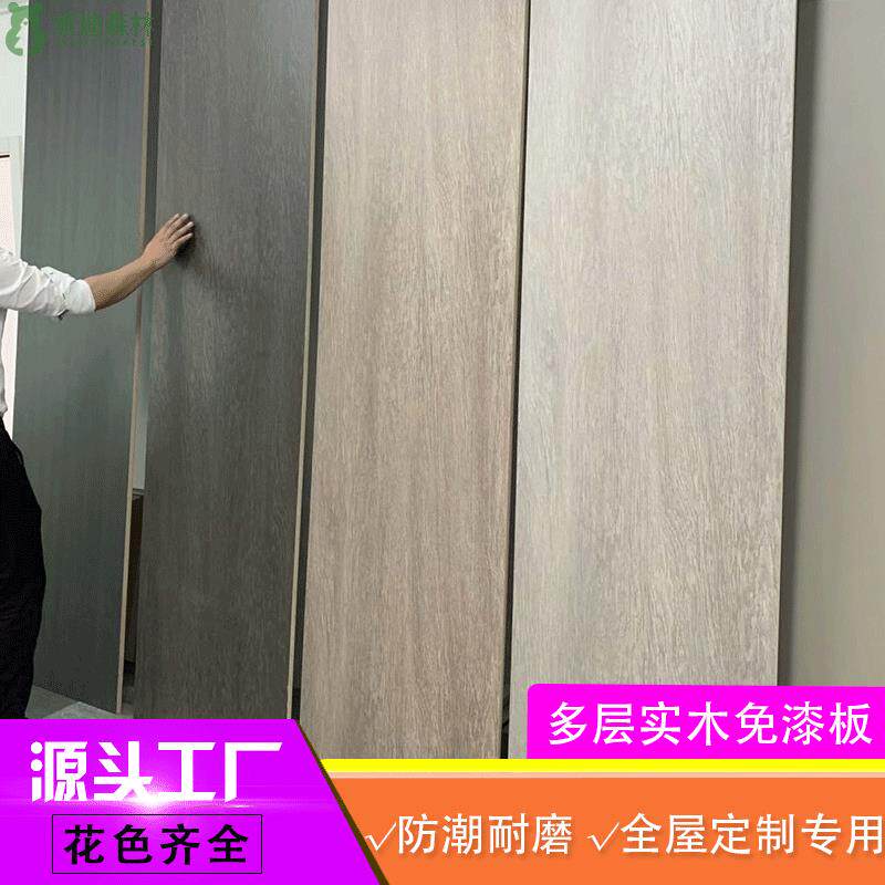 工厂实木多层免漆板材 生态板材装修衣柜板背景墙板
