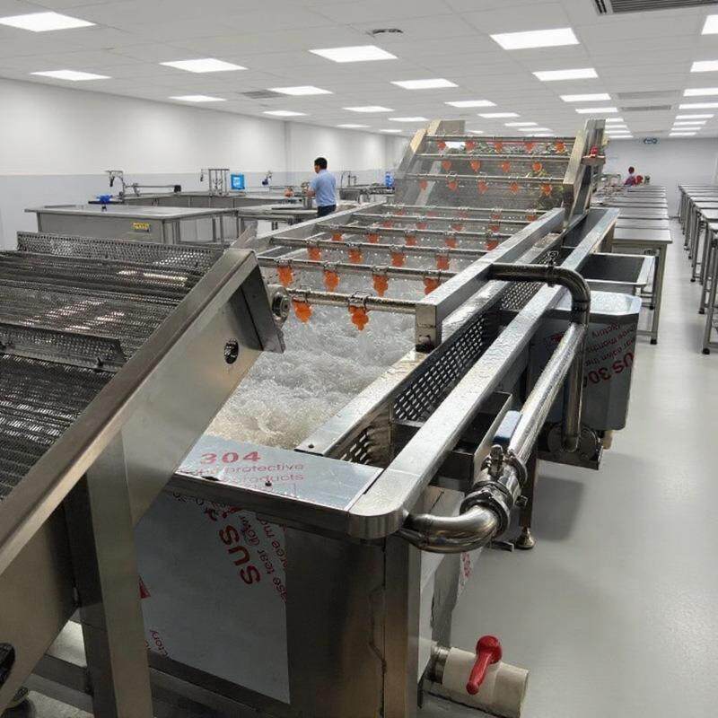 全自动气泡清洗机高压喷淋商用水果蔬菜海鲜包装袋食品级