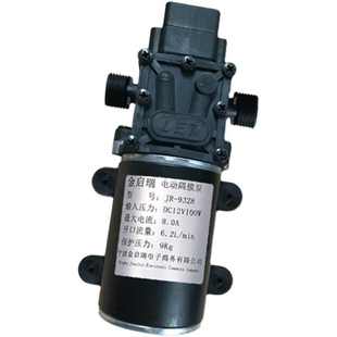 12V60 120W自吸增压泵微型抽水高压水泵家用喷头洗车小型水泵 100