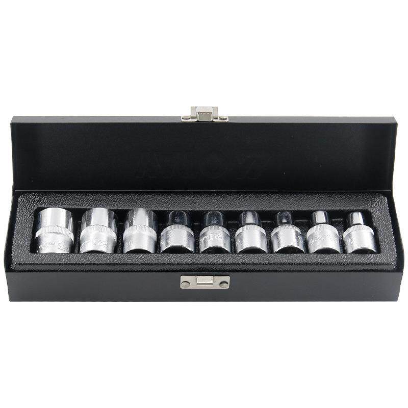 易尔英拓(YATO)FLK星型套套装9件1/2大业小飞1/4筒寸CRV工级套管