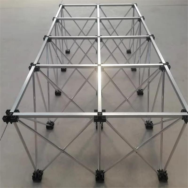 铝合金蜘蛛腿岩板切割平台木工陶瓷玻璃工作台伸缩轨道锯切割台