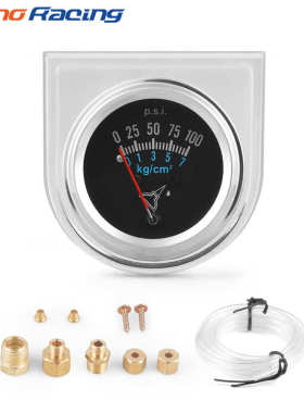 2寸52mm机械式机油压力表 0-100PSI/1-7KG